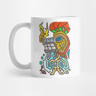 Dragon Slayer Art Glyphs Mug